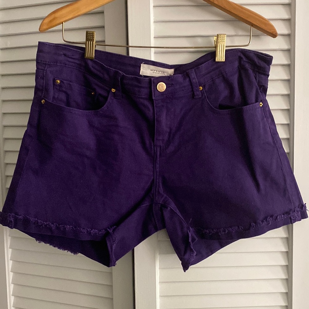 WORKSHOP Andrea Jovine jeans shorts, sz 12